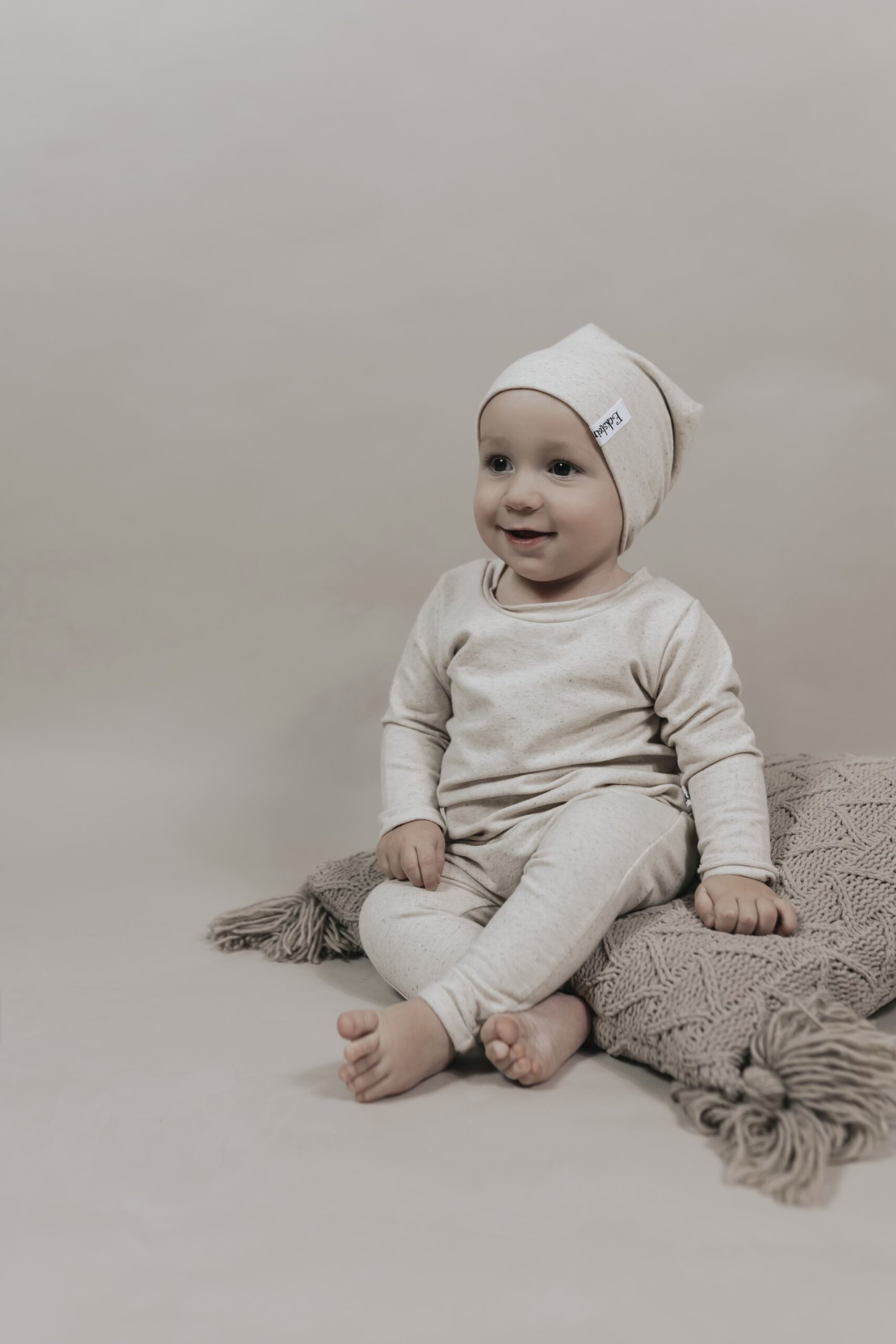 Jumpsuit Natur Sprenkel – Bild 5