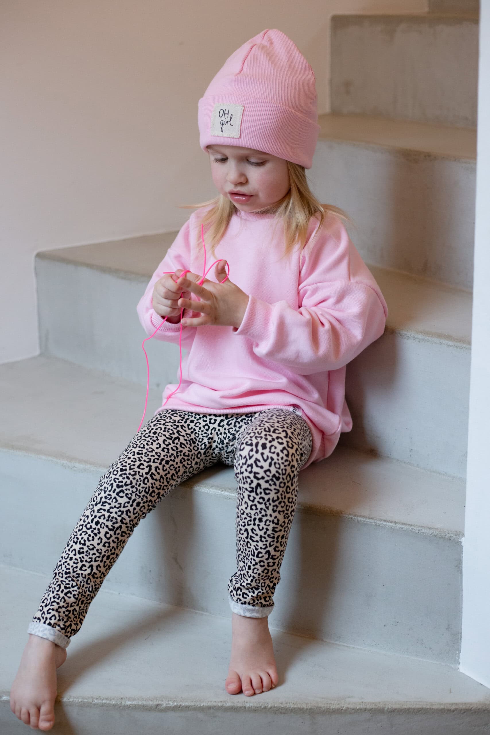 Hipster Beanie pink – Bild 2